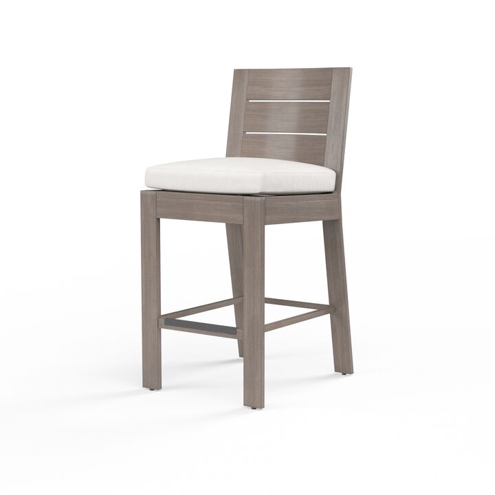 Laguna Barstool in Canvas Flax, No Welt