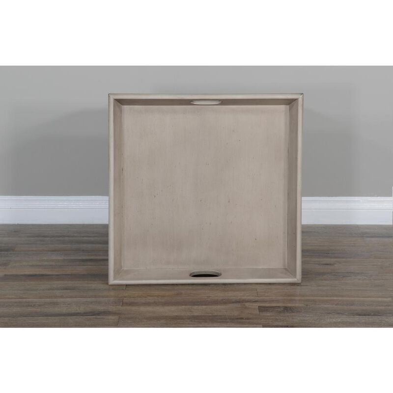 Sunny Designs Westwood Taupe Ottoman Tray