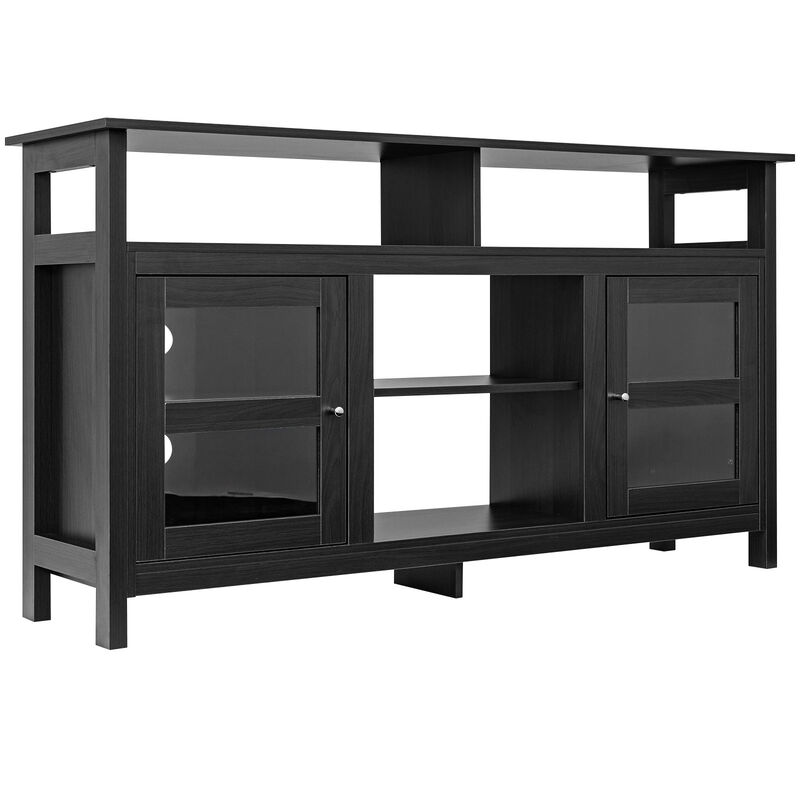 58 Inch TV Stand Entertainment Console Center with 2 Cabinets