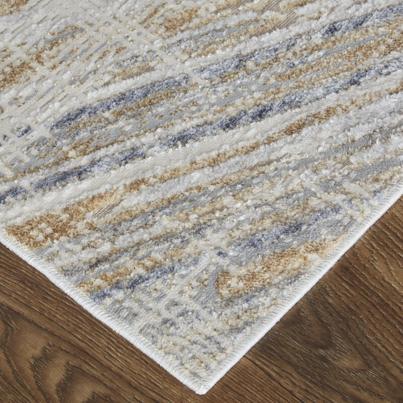 Laina 39G6F Tan/Ivory/Gray 3' x 8' Rug