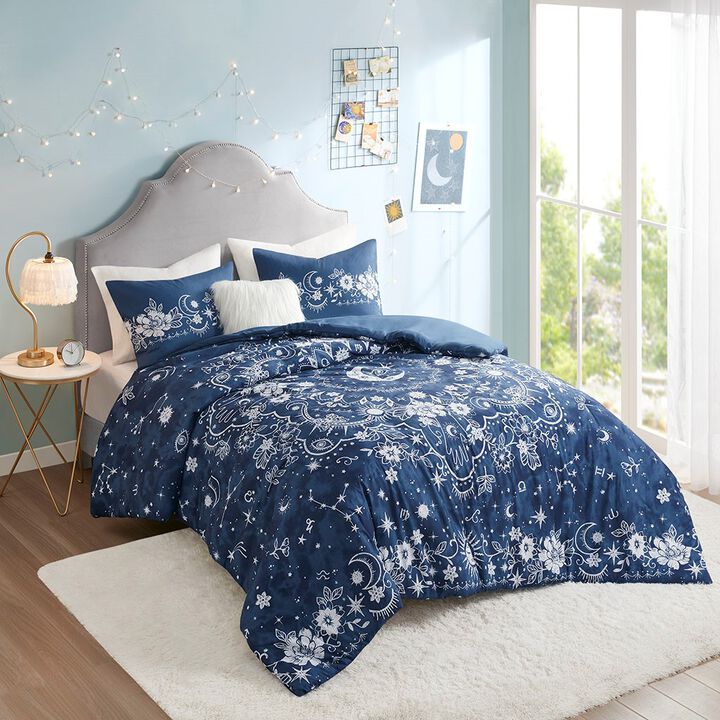 Gracie Mills Sparks Starry Night Comforter Set