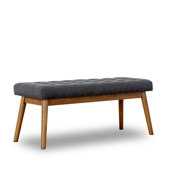 Ashcroft Furniture Co Delilah Modern Bench (Fabric)