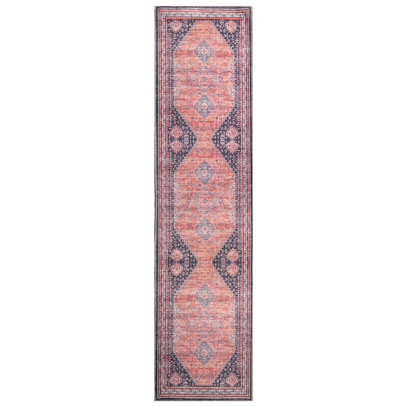 Dalyan Geometric Medallions Washable Indoor/Outdoor Area Rug