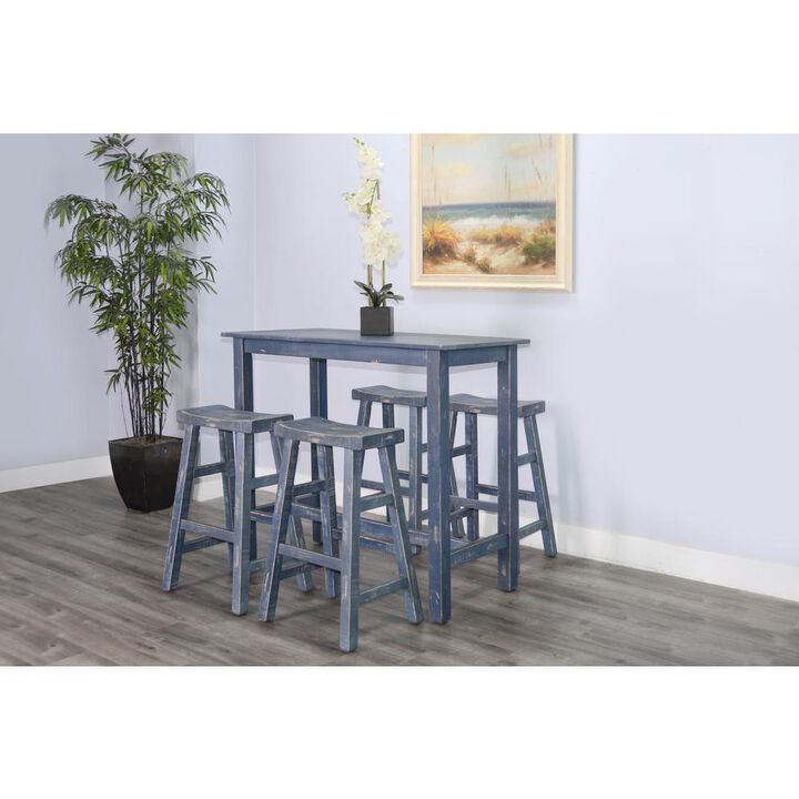 Sunny Designs Ocean Blue Pub Table