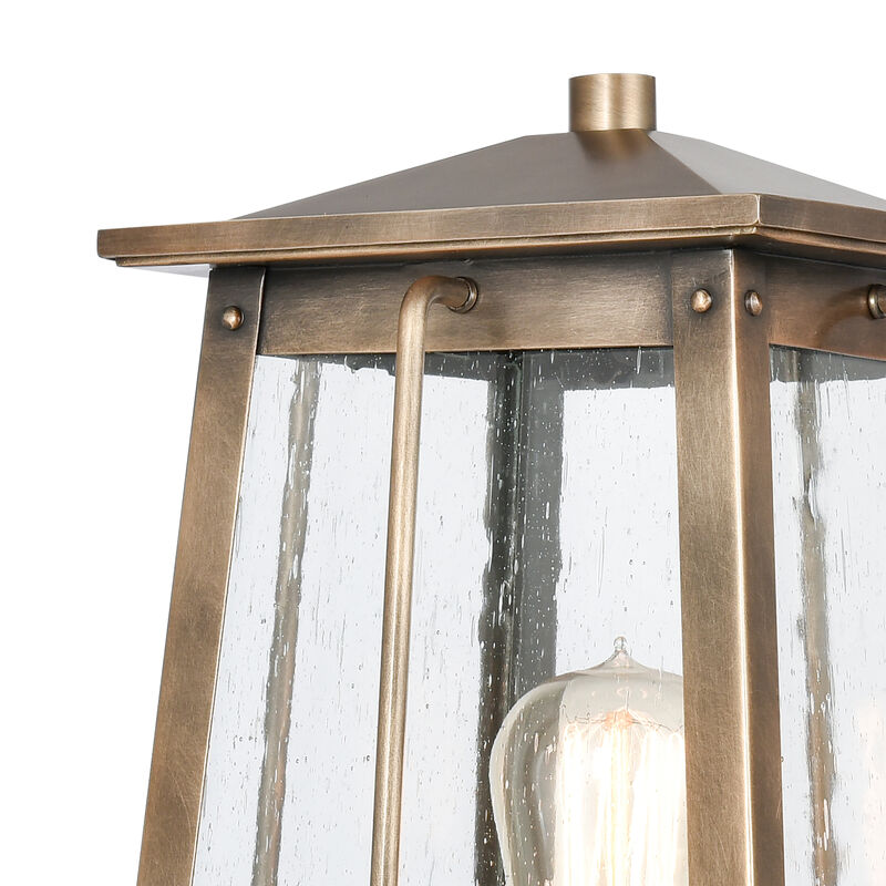 Kirkdale 17'' High Brass 2-Light Outdoor Post Light