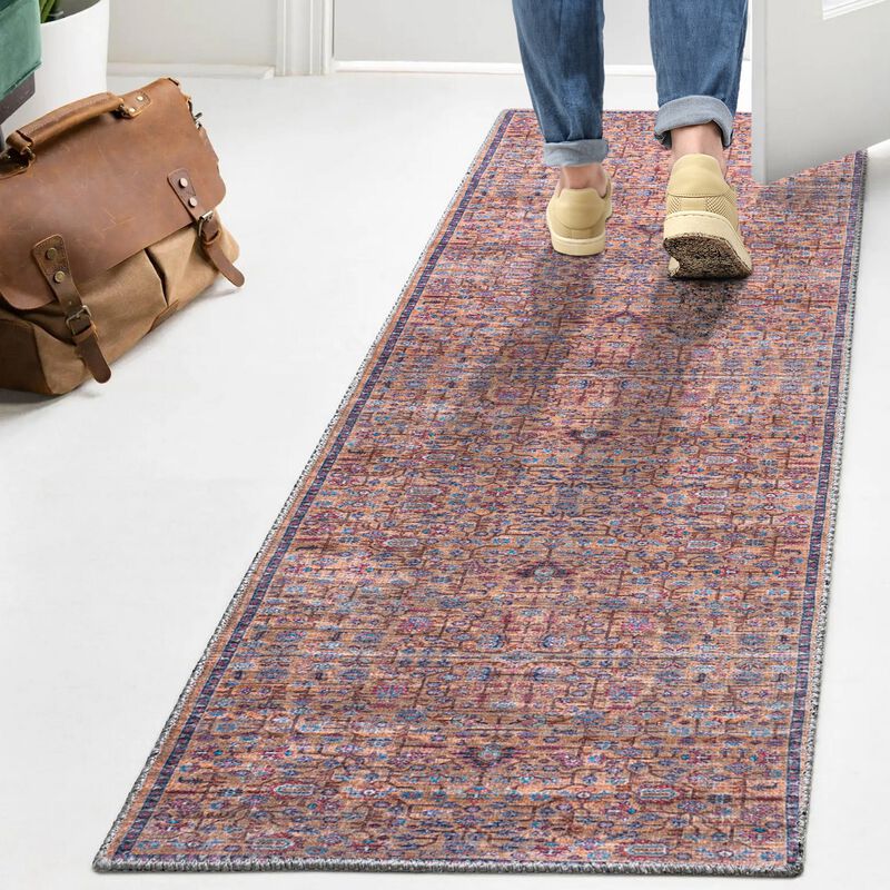 Kemer All Over Persian Washable Indoor/Outdoor Area Rug