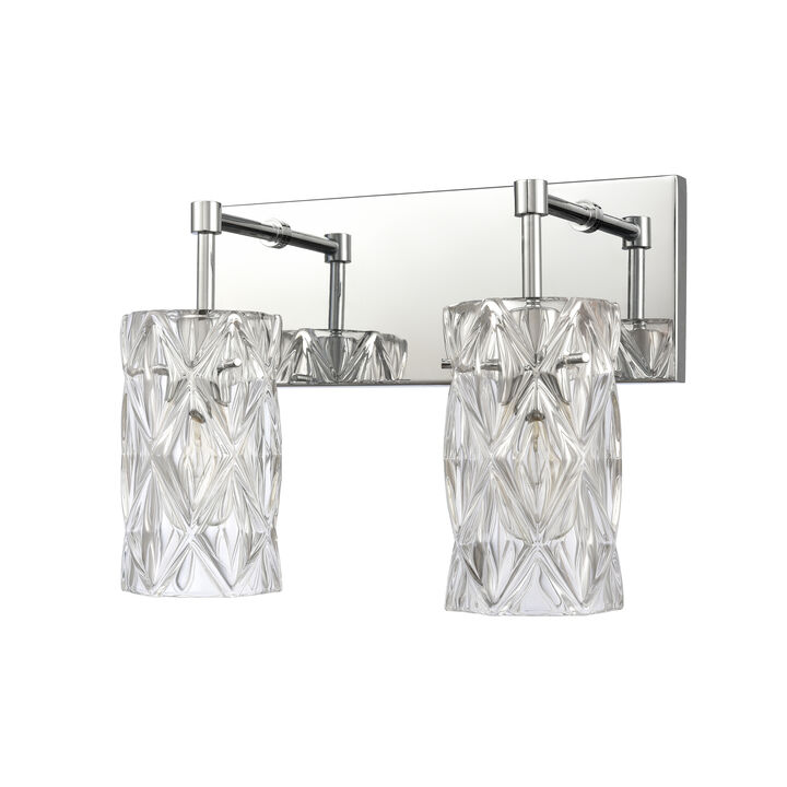 Forma de Crystal 14'' Wide 2-Light Vanity Light