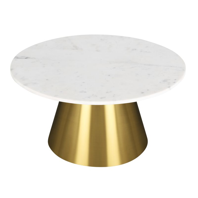 Inspired Home Xavian Marble Coffee Table
