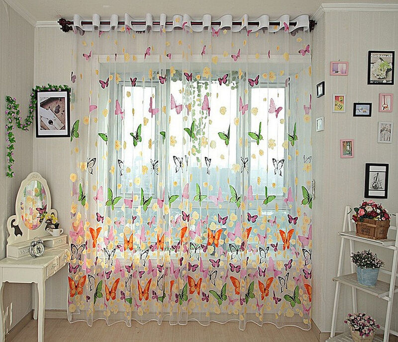 Dolce Mela Sheer Curtains Panel