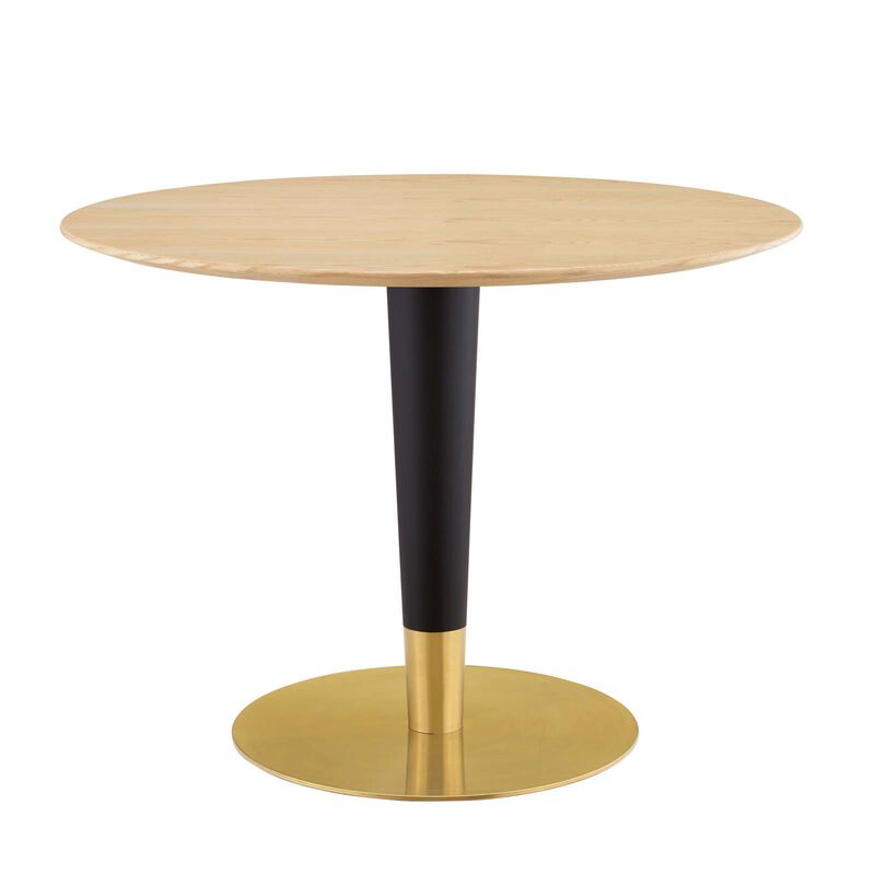 Modway - Zinque 40" Dining Table Gold Natural