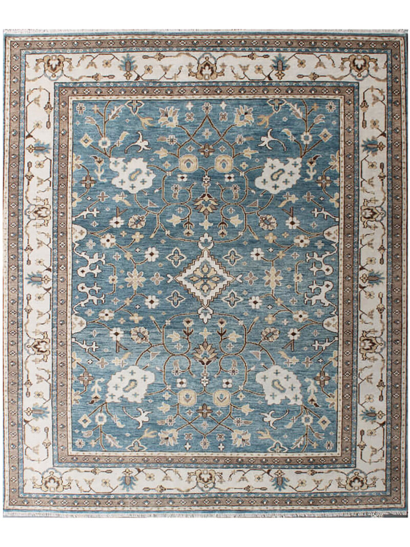 Marque MAR530207 Blue 9" x 12" Rug