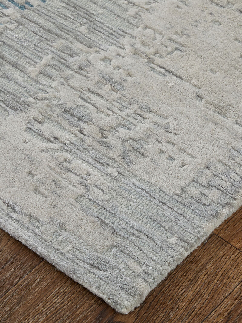 Zarah 8917F 10' x 14' Gray/Taupe/Blue Rug