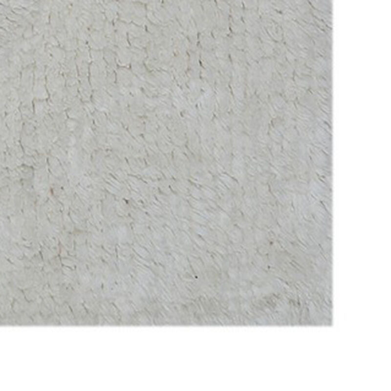 Knightsbridge Tuft Twisted 220 GSF Non Skid Back Bath Rug 20 x 30 - Natural