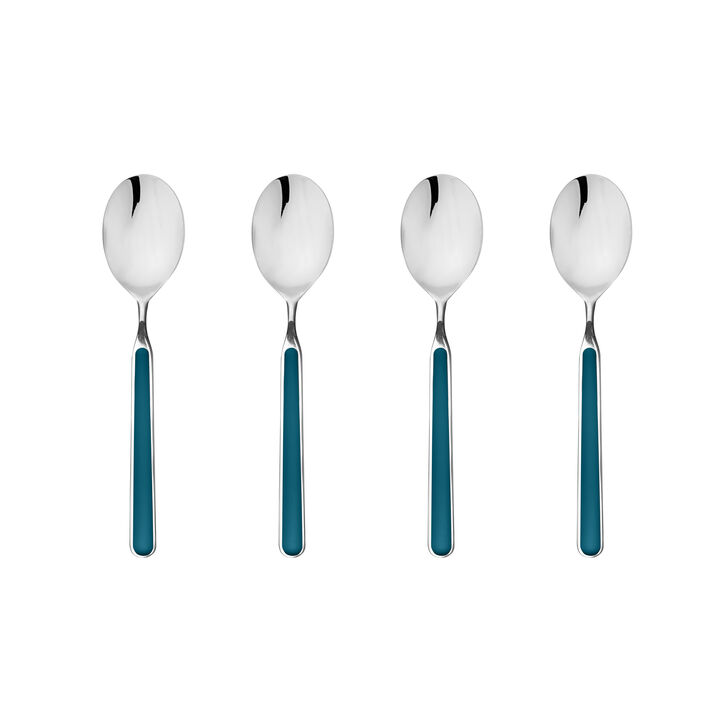 Fantasia 4-Piece Coffee Spoon Set in Acid Green