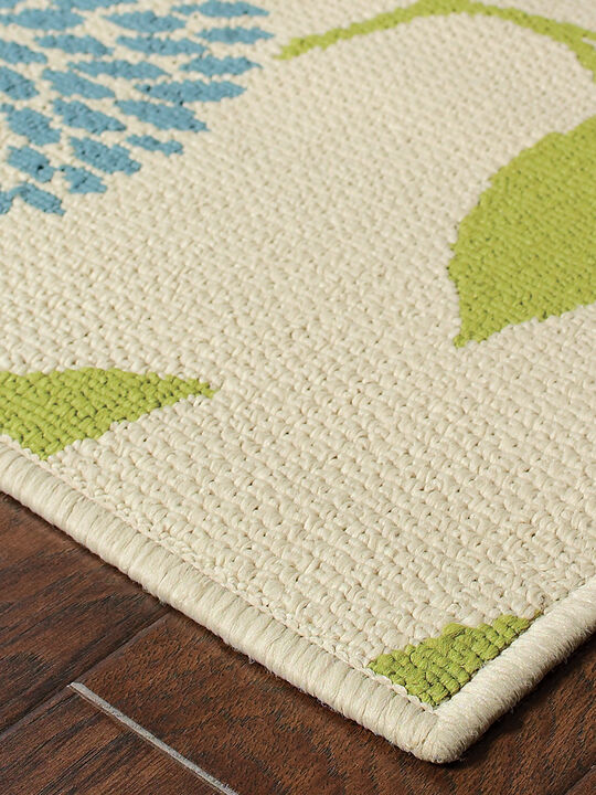 Caspian 1'9" x 3'9" Ivory Rug