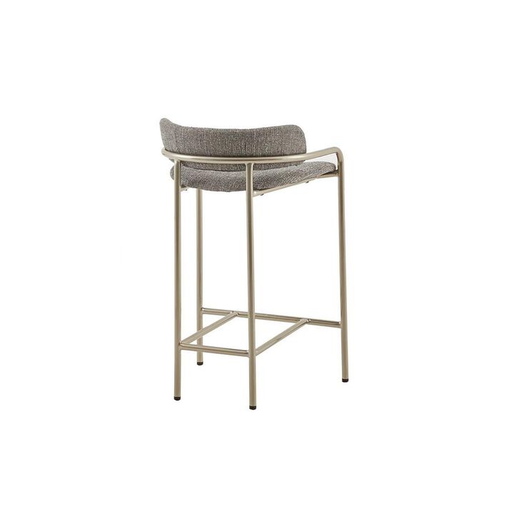 Belen Kox Multi-Colored Counter Stool with Gold Base, Belen Kox