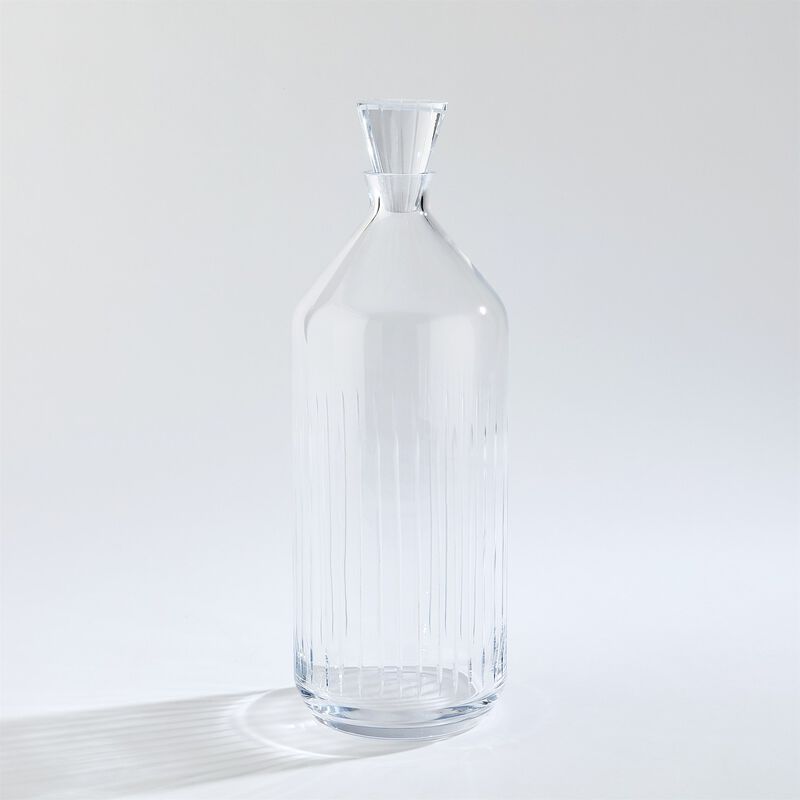 V Cut Decanter-Tall