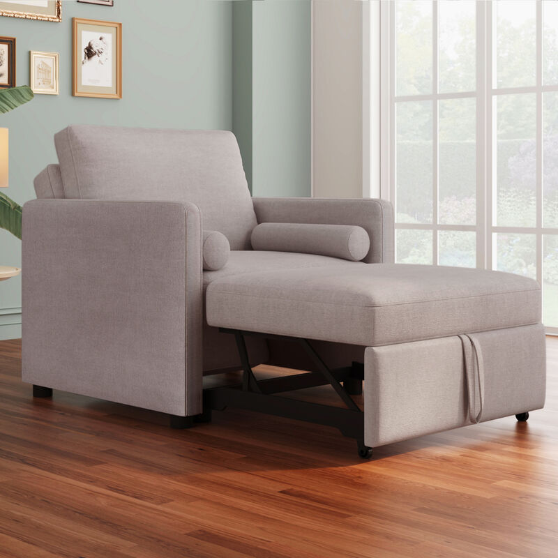 Merax 3 in 1 Convertible Sleeper Sofa Chair