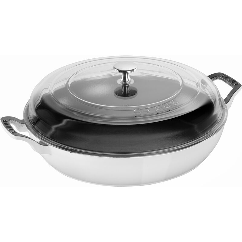 Staub Cast Iron 3.5-qt Braiser with Glass Lid - Turquoise