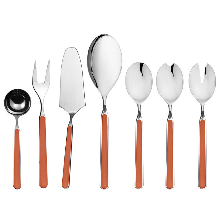 Fantasia 7-Piece Serving Set in Rust