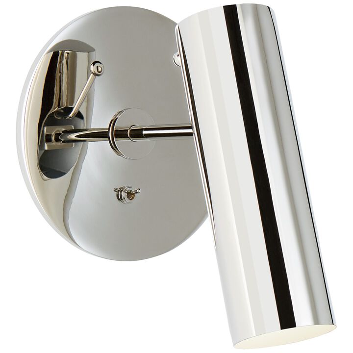 Lancelot Pivoting Light in Polished Nickel