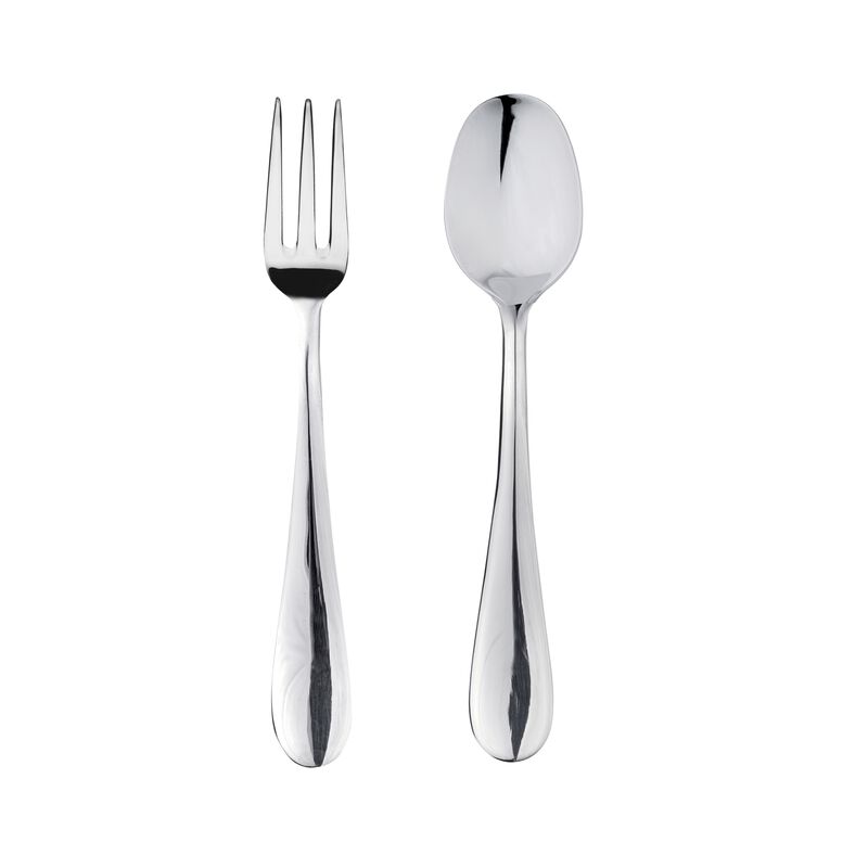 Natura 2-Piece Serving Set in Mirror