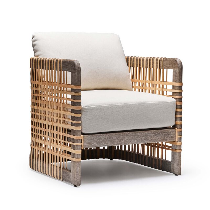 Palms Lounge Chair - Grey Ceruse