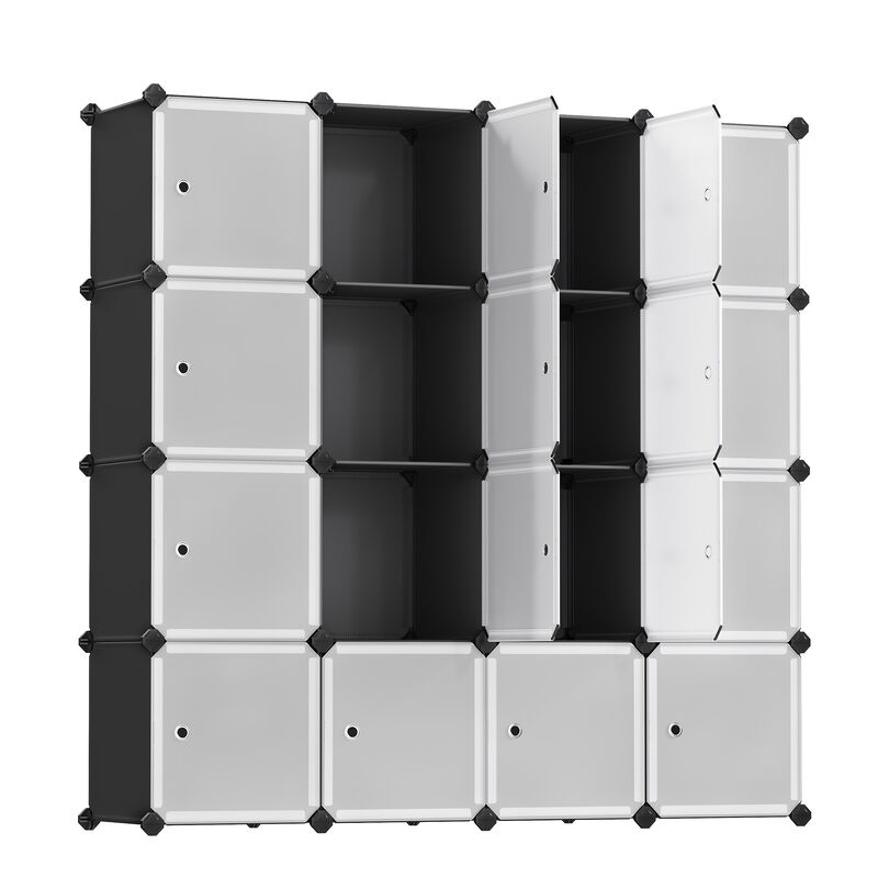 Modular 9-Cube Storage Shelving for Bedroom & Living Room