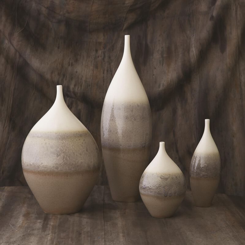 Cream Rises Vase- Large