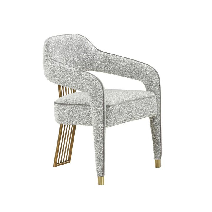 Belen Kox Glamorous Boucle Dining Chair, Belen Kox