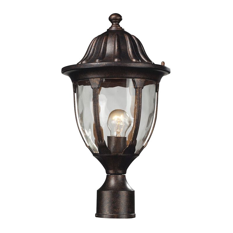 Glendale 17'' High 1-Light Outdoor Post Light