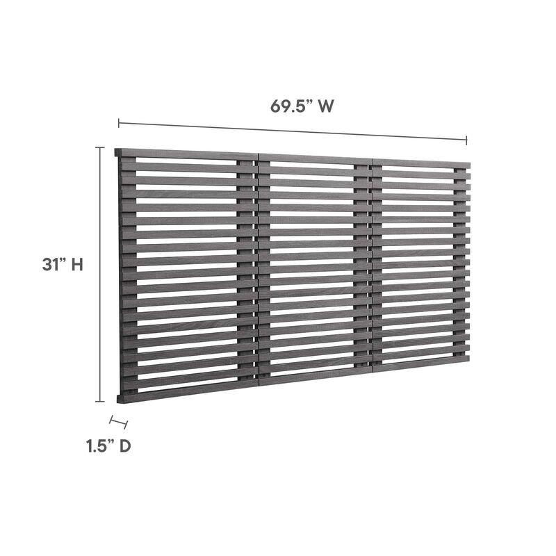 Modway - Render Wall Mount Queen Headboard