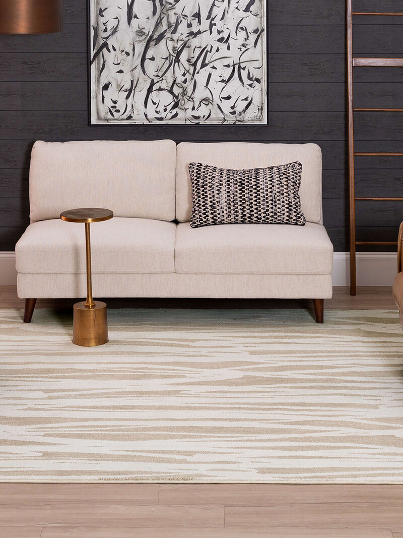 Rendition by Stacy Garcia Home Mezzo Oyster 5' 3" X 7' 10" Rug