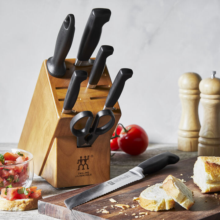 ZWILLING Four Star Anniversary 8-pc Knife Block Set