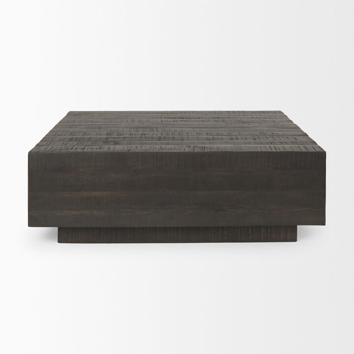 Hayden Dark Brown Square Coffee Table