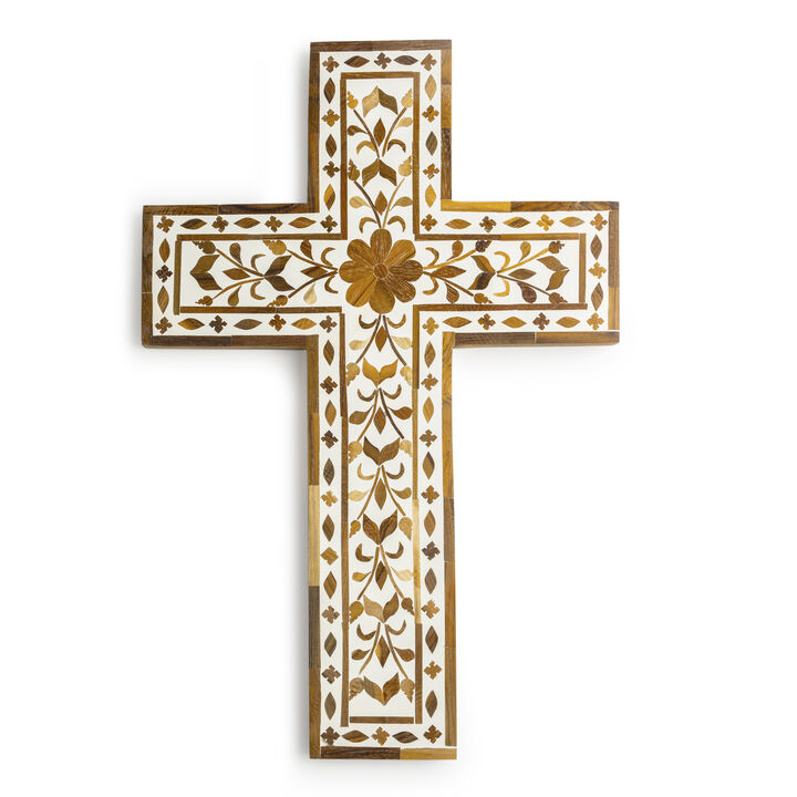 Jodhpur Mother of Pearl Wall Cross