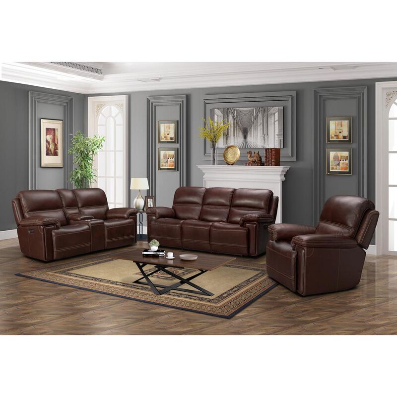 Barcalounger 39PH-3664 Sedrick Power Reclining Sofa, Paso Walnut