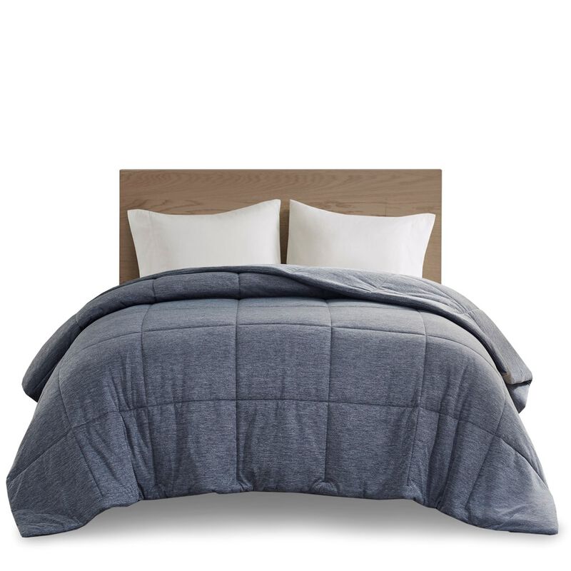 Gracie Mills Heathered Jersey Knit Down Alternative Comforter