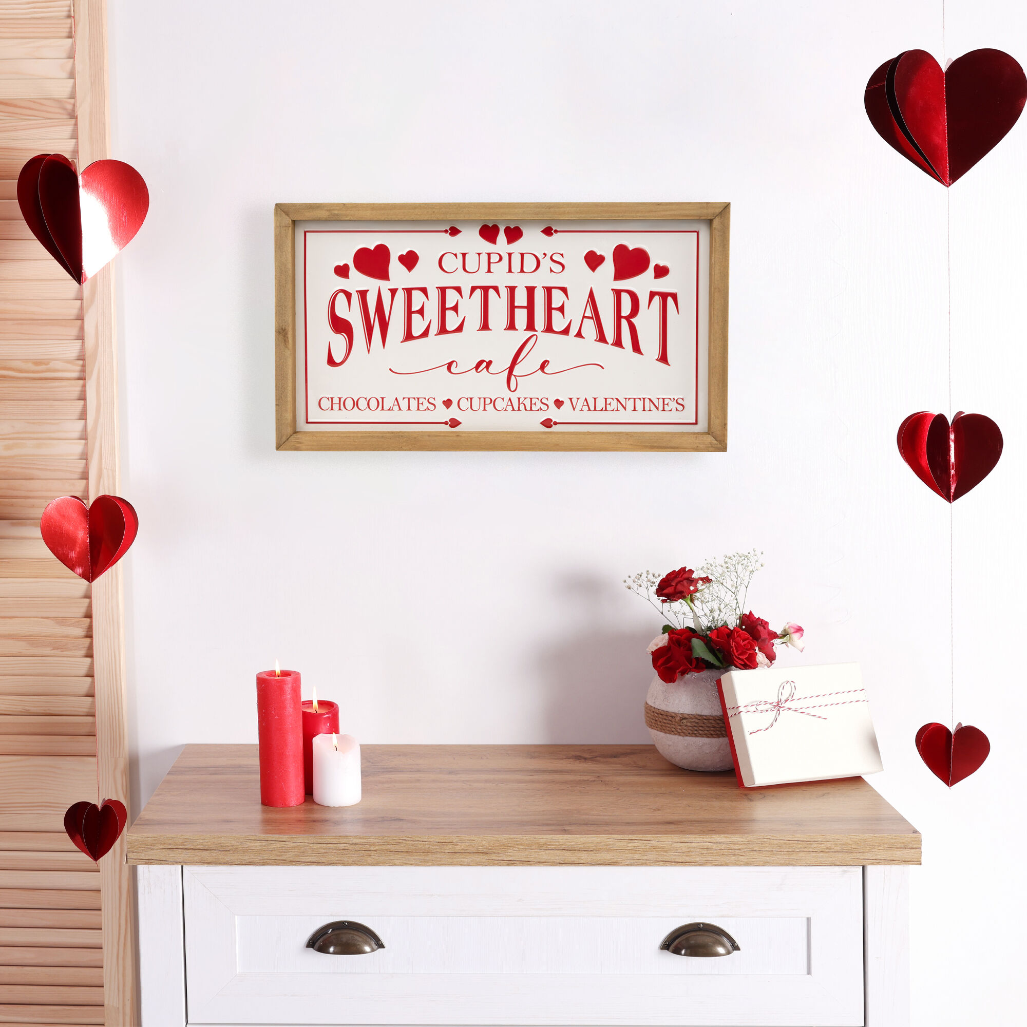 Valentine's Day Cupid's high quality Sweetheart Cafe Wreath