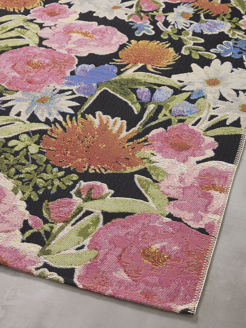 Botanical BOT01 Black/Multi 6'7" x 9'4" Rug