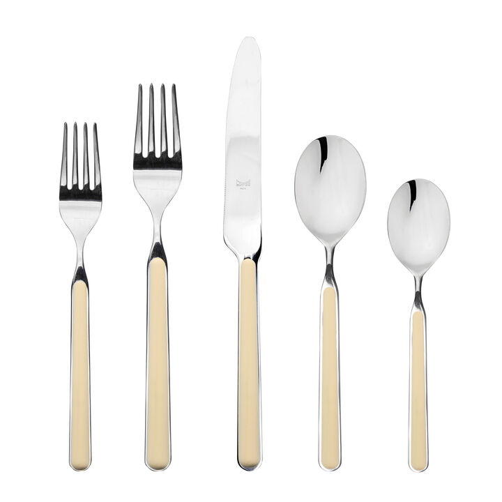 Fantasia 20-Piece Flatware Set in Sesame