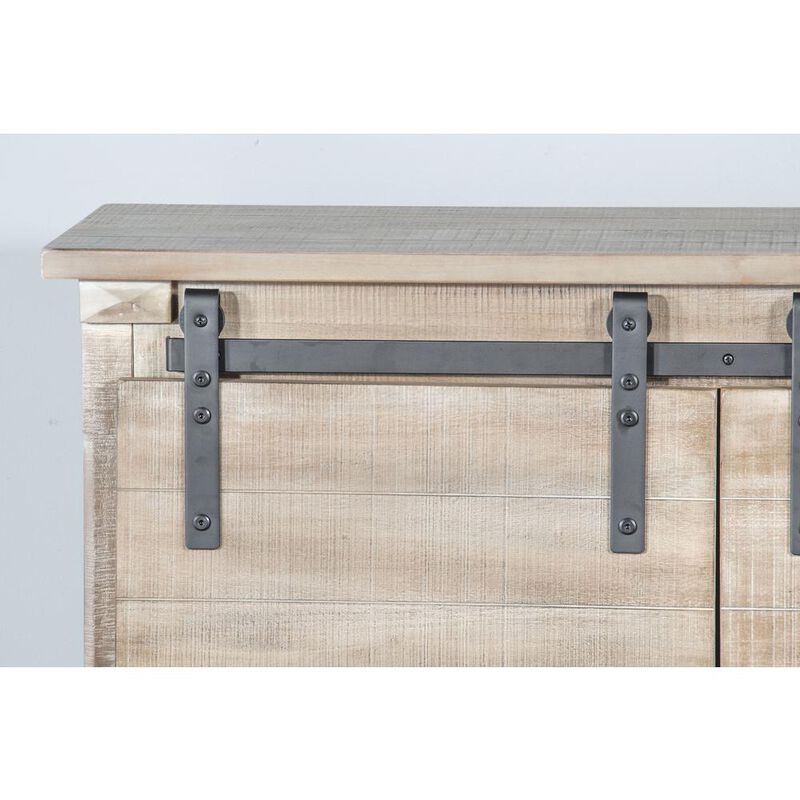 Sunny Designs 65 TV Console with Barn Door