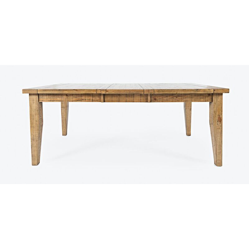 Jofran Telluride Rustic Farmhouse Solid Wood 78 Extension Dining Table