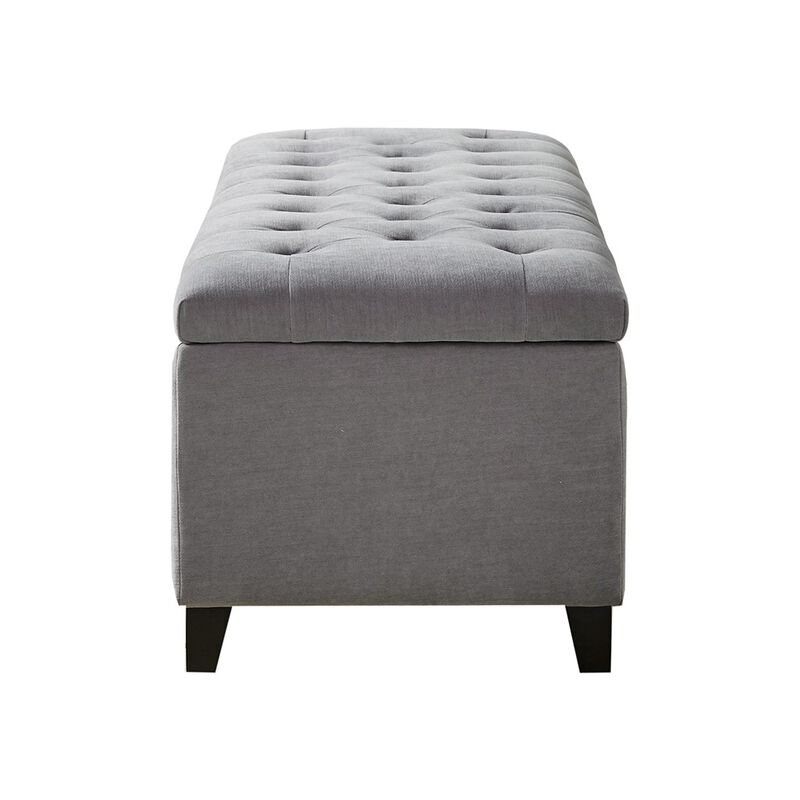 Gracie Mills Bianca Tufted Upholstered Storage Bench with Soft Close