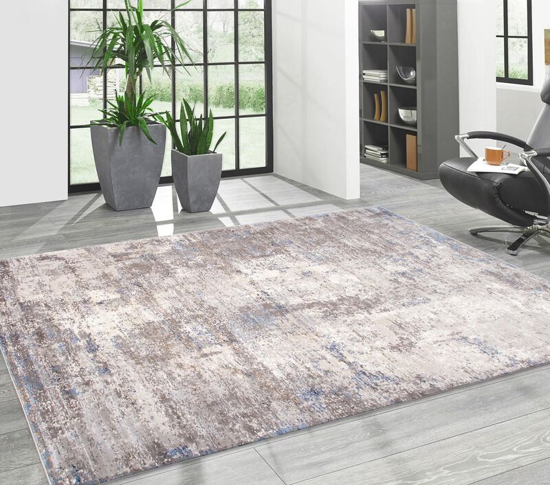 Pasargad Home Turkish Stella Design Beige Area Rug- 6' 0'' X 9' 0''