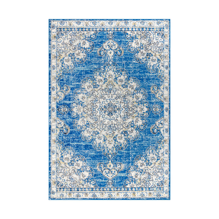 Leann Bohemian Flair Boho Vintage Medallion Area Rug