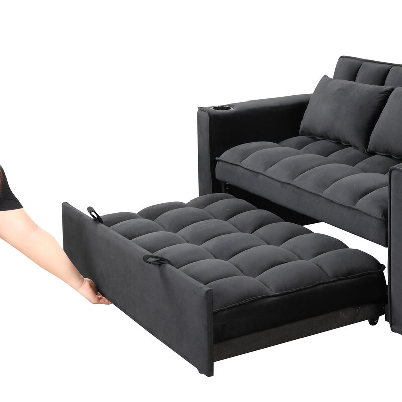 Merax 4-1 Multi-Functional Sofa Bed with Cup Holder