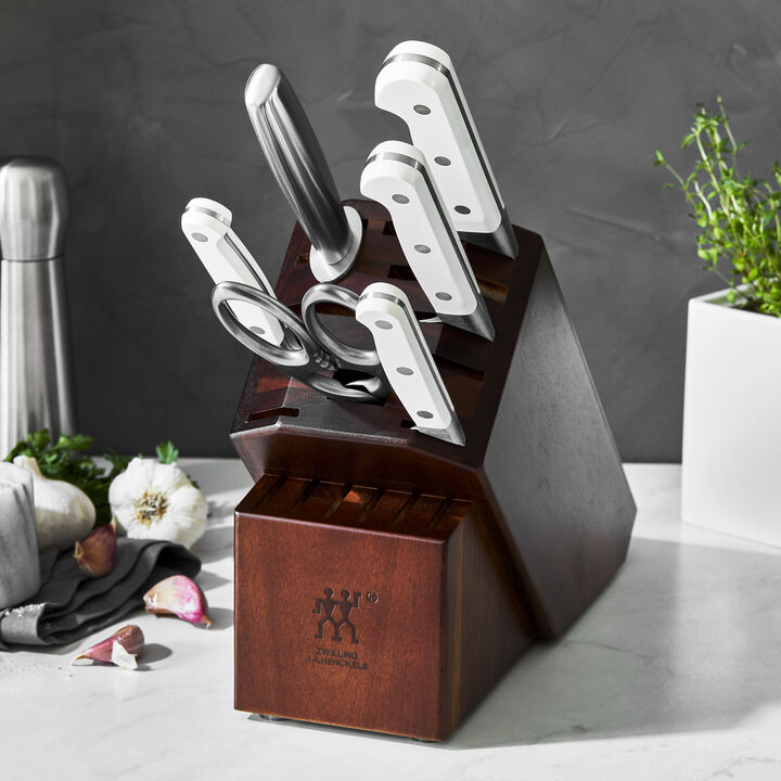 ZWILLING Pro Le Blanc 7-pc Knife Block Set