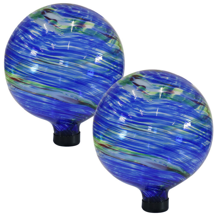 Sunnydaze Glass Gazing Globe- 10 in