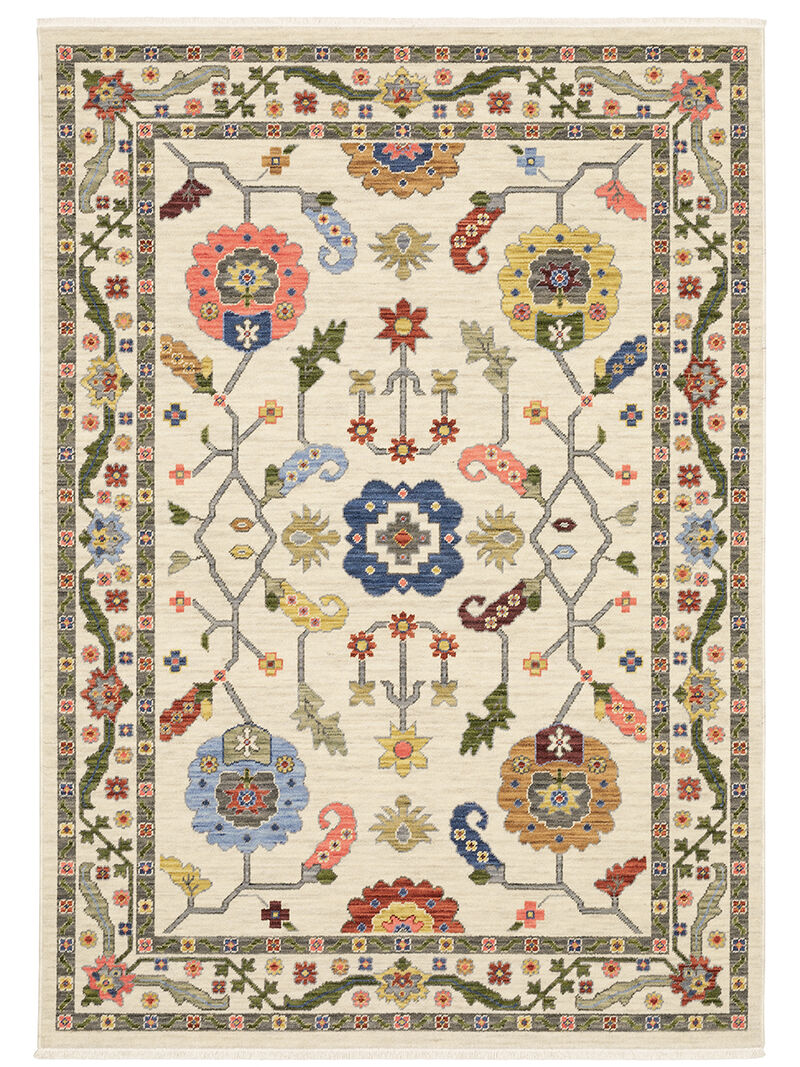 Lucca 7'10" x 10'10" Ivory Rug